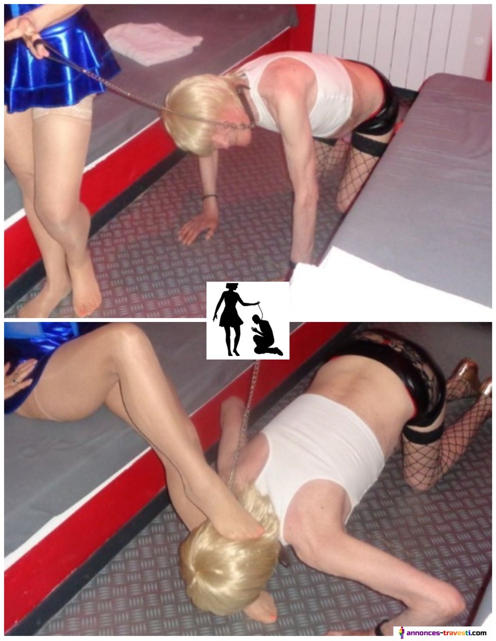 CHIENNE SOUMISE POUR FEMME DOMINANTE