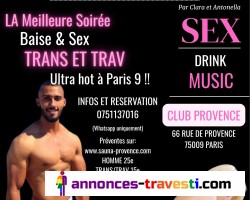 LA PINK PARTY c’est samedi 25!! La grosse soirée des salopes et mecs chauds! Paris 9