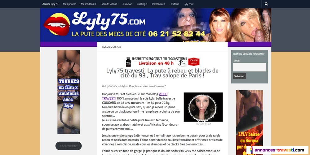 Lyly75.fr blog de  vidéos amateurs de trav Lyly75