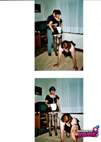 Une soirée BDSM chez moi avec 2 couples, 1 couple soumi et 1 travesti (à quatre pattes).