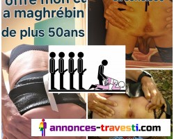 cmCHIENNE SOUMISE POUR MAGHREBIN DE PLUS DE 50 ans avec BITE de plus de