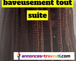 Efféminé black suce baveux